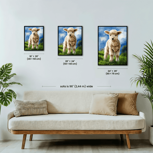Paint by numbers - Cloud Lamb - MyArt