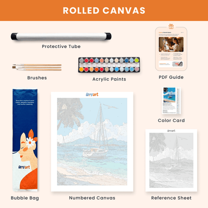 Paint by numbers - Coastal Breeze - MyArt