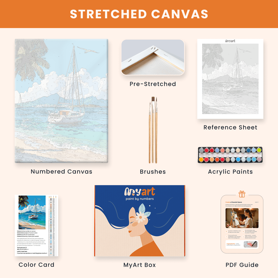 Paint by numbers - Coastal Breeze - MyArt