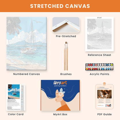 Paint by numbers - Coastal Breeze - MyArt