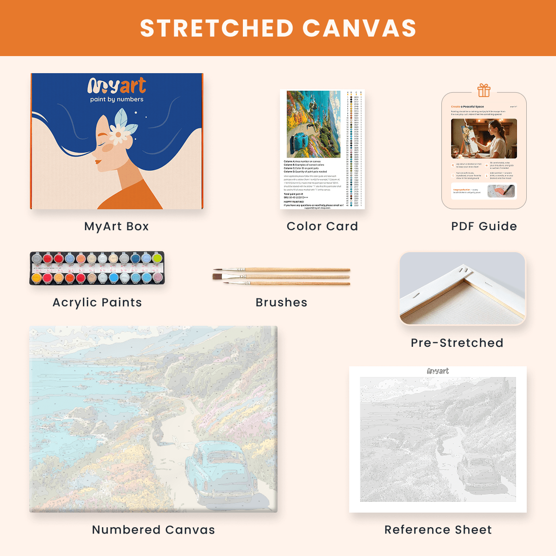 Paint by numbers - Coastal Drive - MyArt