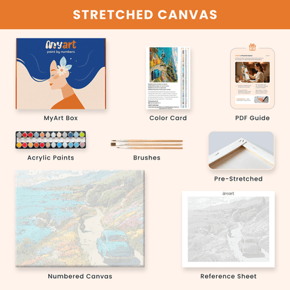 Paint by numbers - Coastal Drive - MyArt