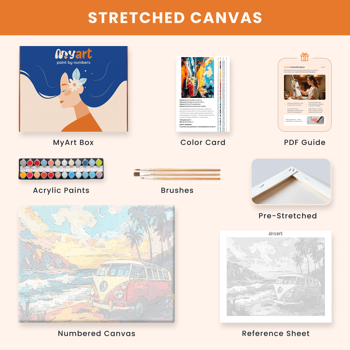 Paint by numbers - Coastal Escape - MyArt