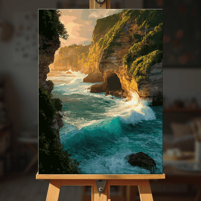 Paint by numbers - Coastal Fury - MyArt