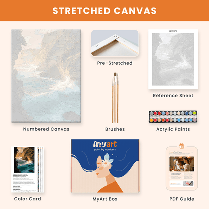 Paint by numbers - Coastal Fury - MyArt