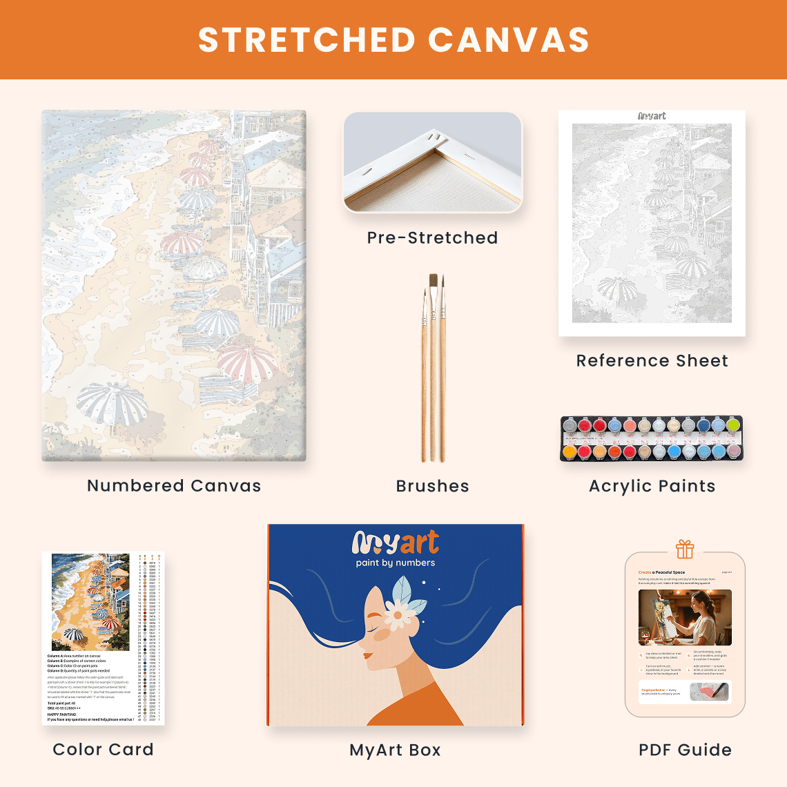 Paint by numbers - Coastal Leisure - MyArt