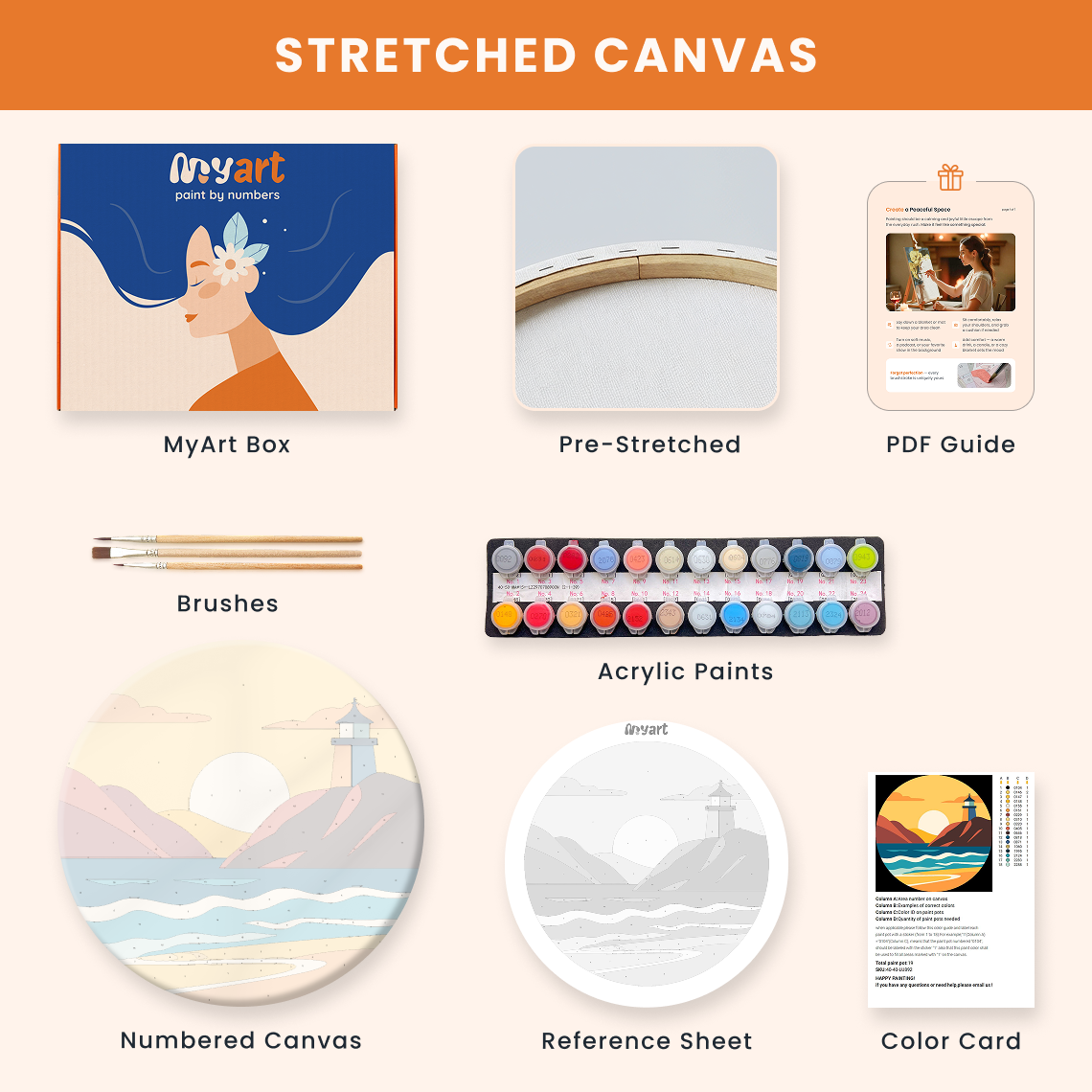 Paint by numbers - Coastal Light - MyArt