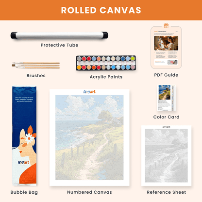 Paint by numbers - Coastal Path - MyArt