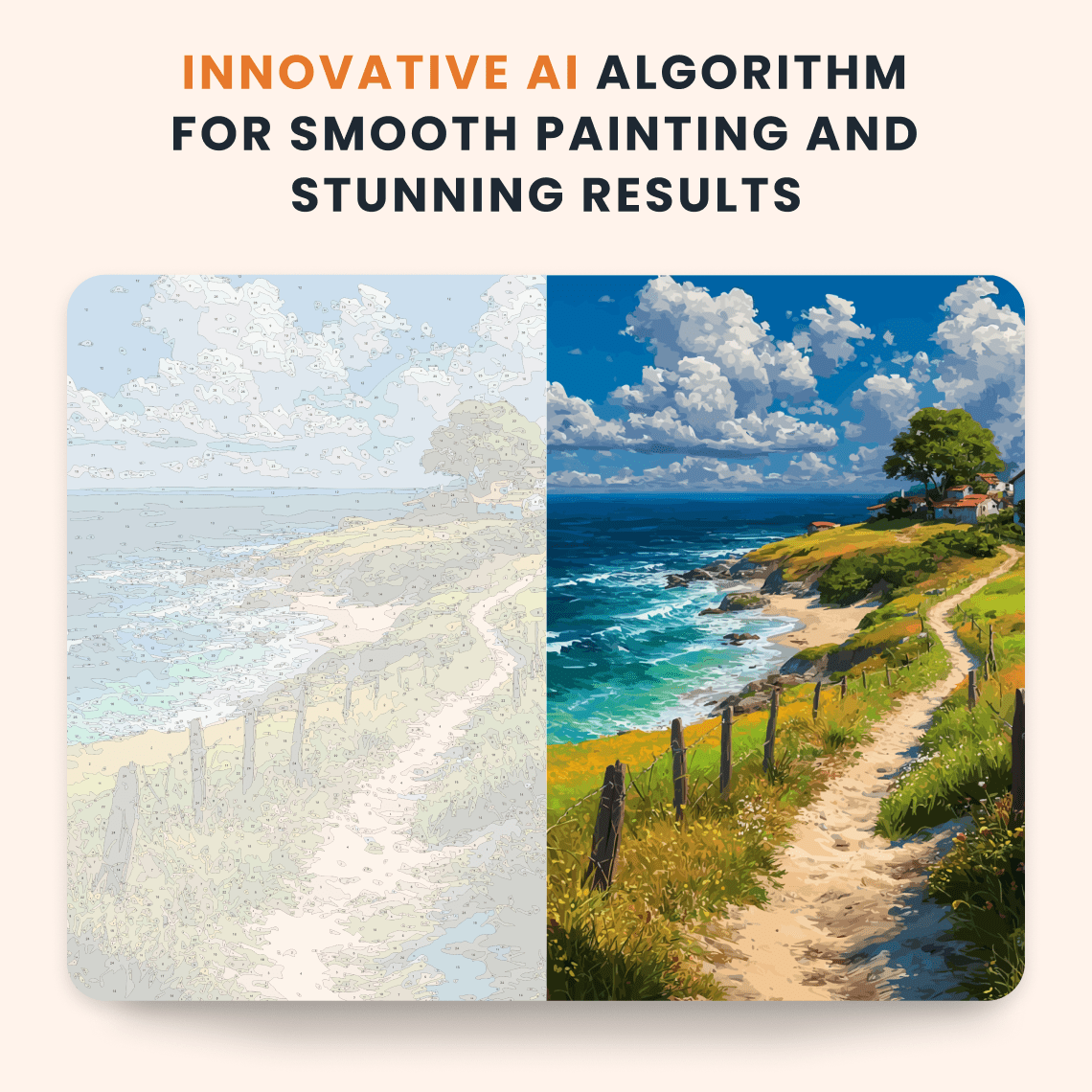 Paint by numbers - Coastal Path - MyArt