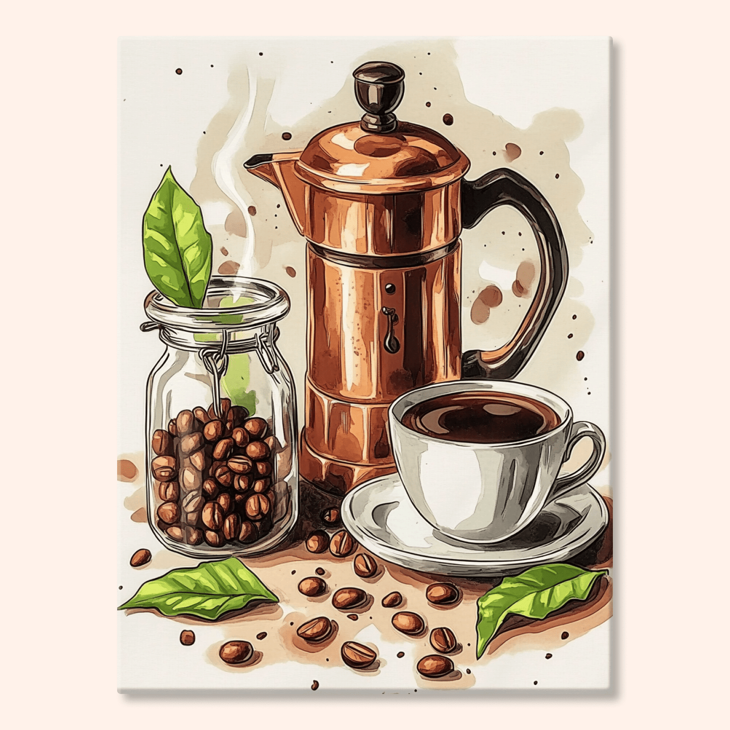 Paint by numbers - Coffee Ritual - MyArt
