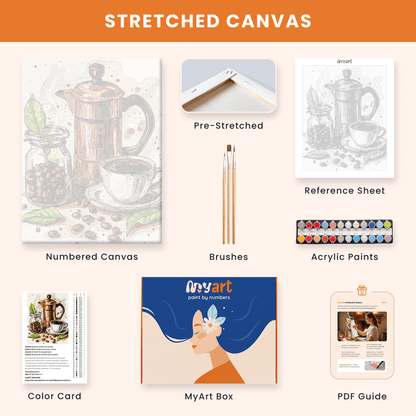 Paint by numbers - Coffee Ritual - MyArt