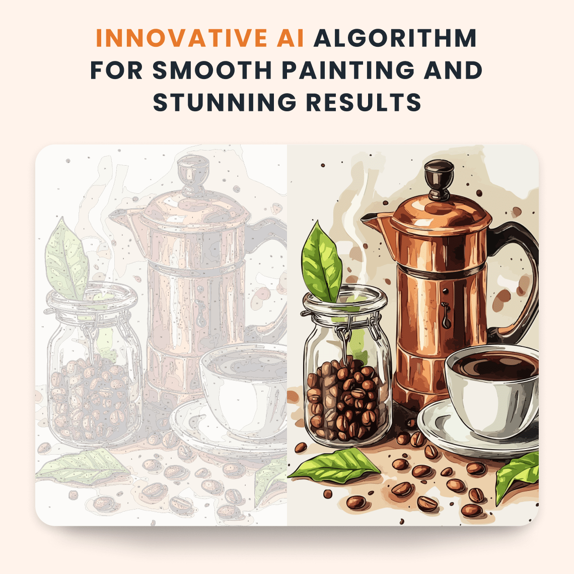 Paint by numbers - Coffee Ritual - MyArt