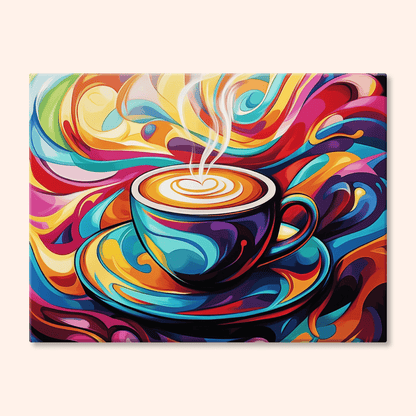 Paint by numbers - Coffee Whirl - MyArt