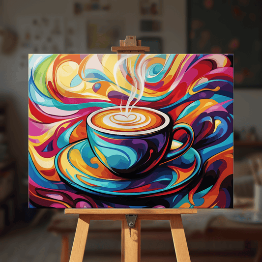 Paint by numbers - Coffee Whirl - MyArt