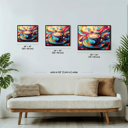 Paint by numbers - Coffee Whirl - MyArt