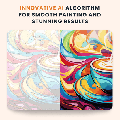 Paint by numbers - Coffee Whirl - MyArt