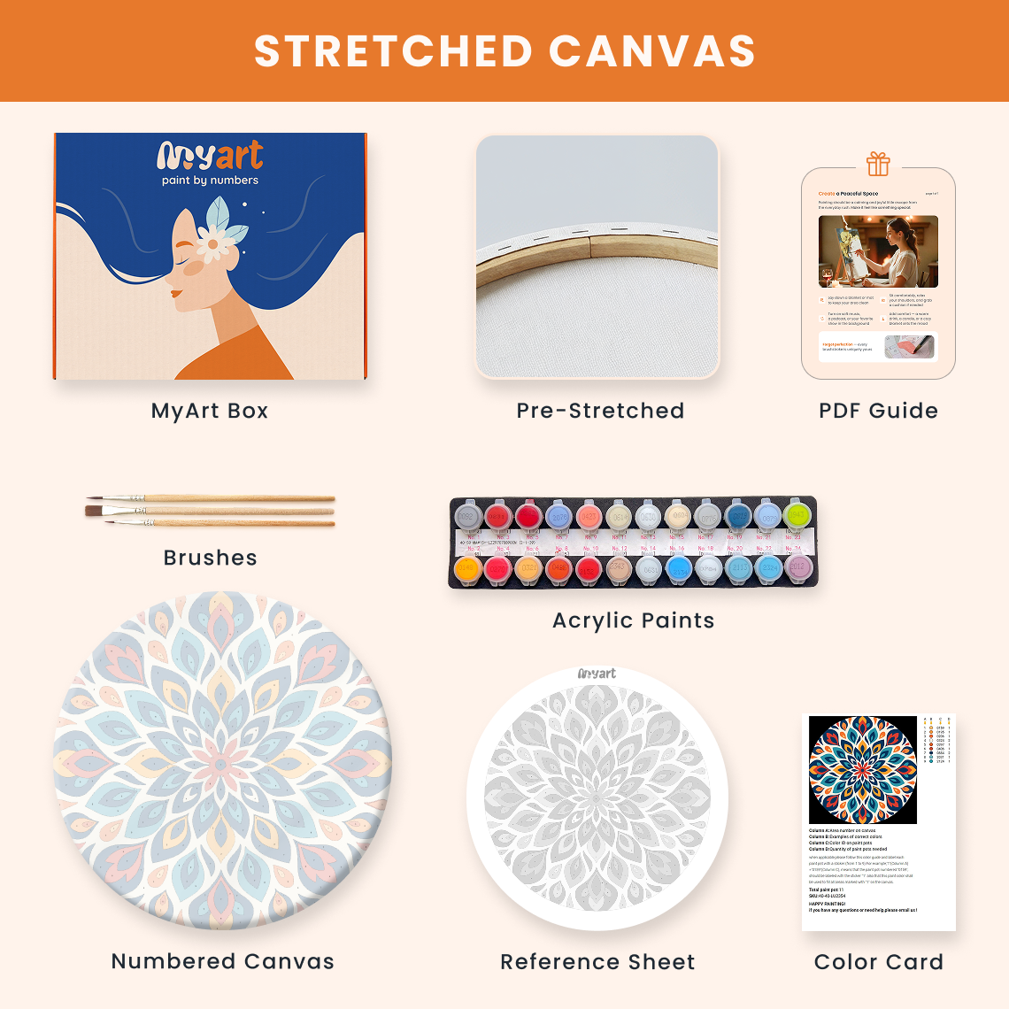 Paint by numbers - Color Burst - MyArt