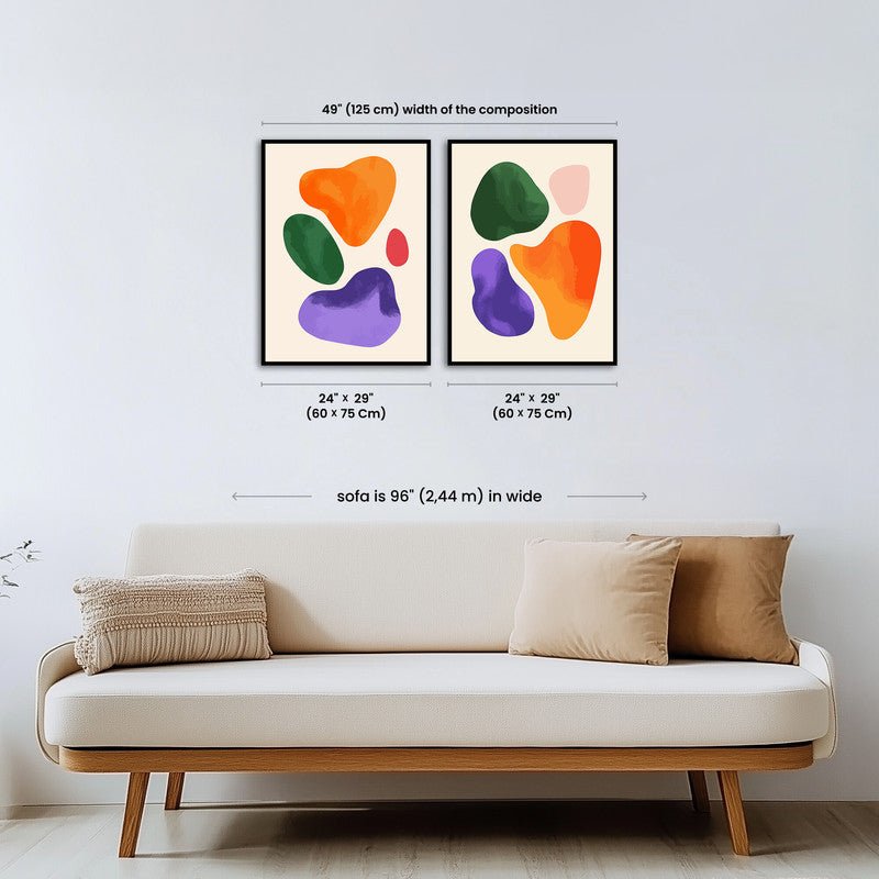 Paint by numbers - Colorful Shapes - MyArt