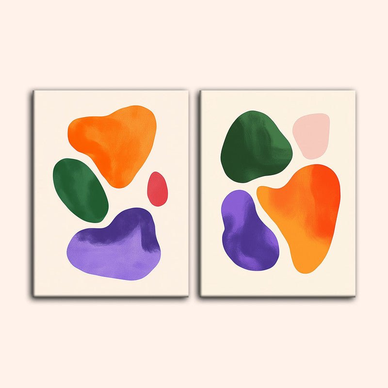 Paint by numbers - Colorful Shapes - MyArt