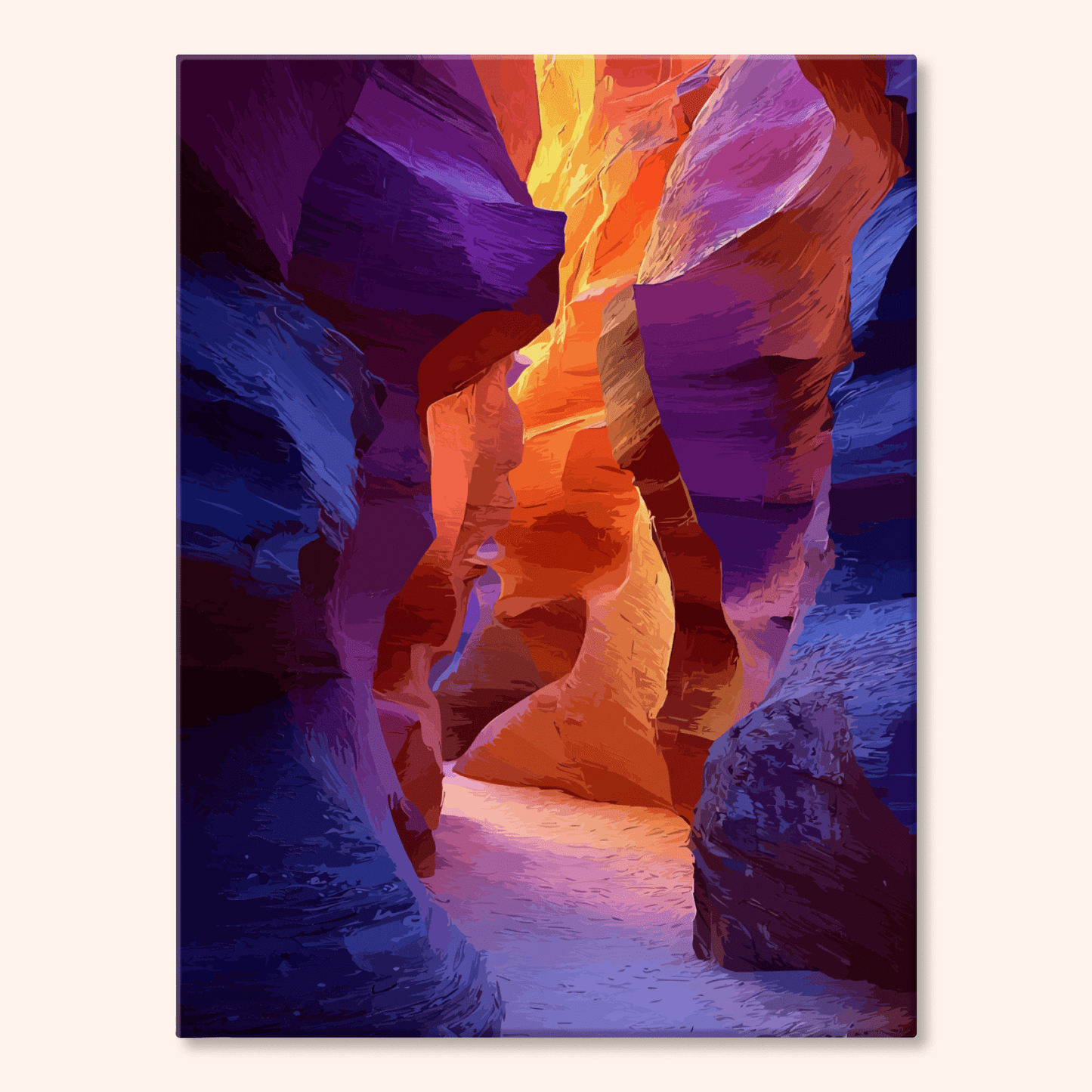 Paint by numbers - Colorful Canyon - MyArt