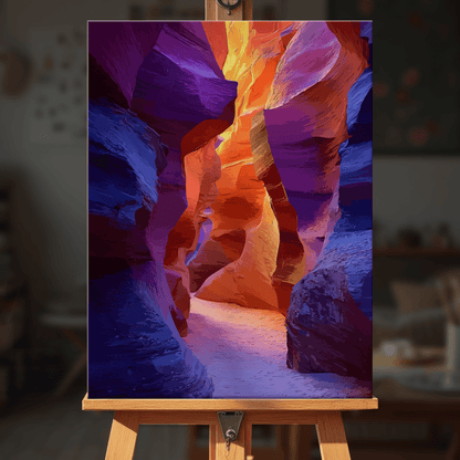 Paint by numbers - Colorful Canyon - MyArt