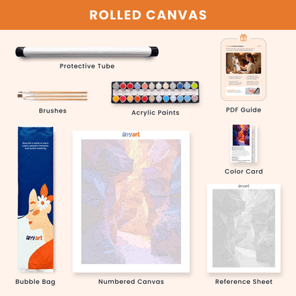 Paint by numbers - Colorful Canyon - MyArt