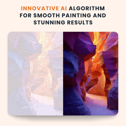 Paint by numbers - Colorful Canyon - MyArt