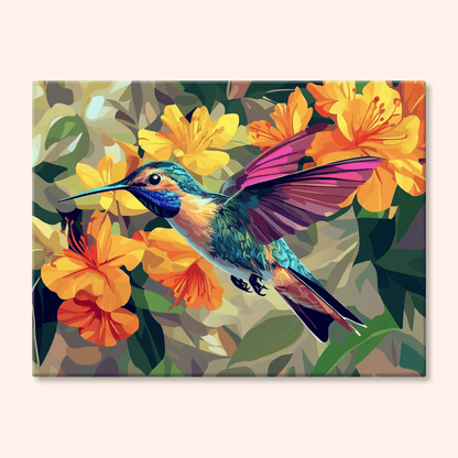 Paint by numbers - Colorful Flight - MyArt