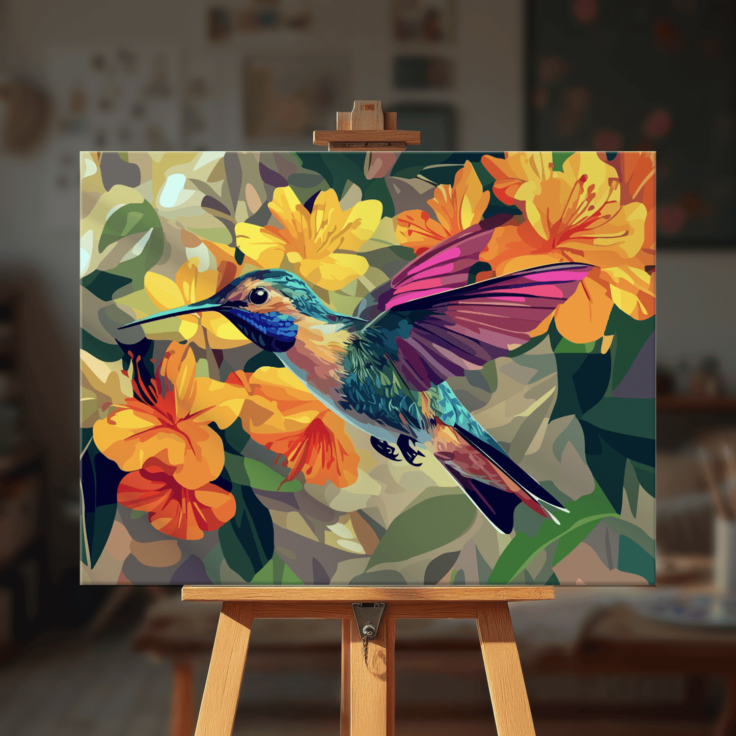 Paint by numbers - Colorful Flight - MyArt