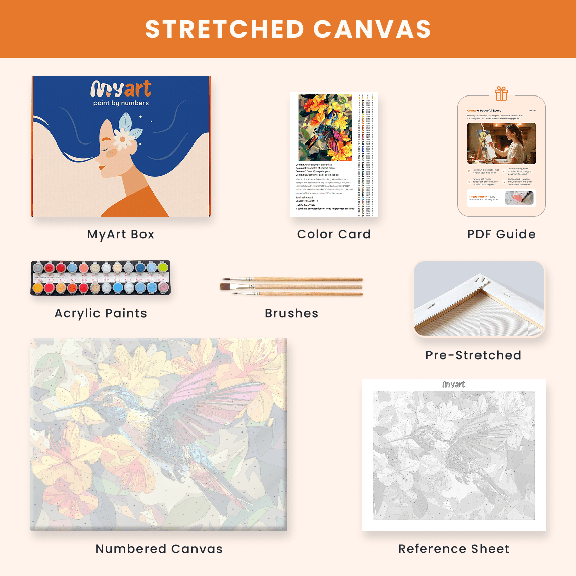 Paint by numbers - Colorful Flight - MyArt