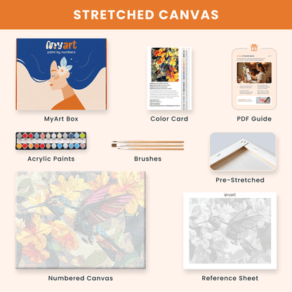 Paint by numbers - Colorful Flight - MyArt