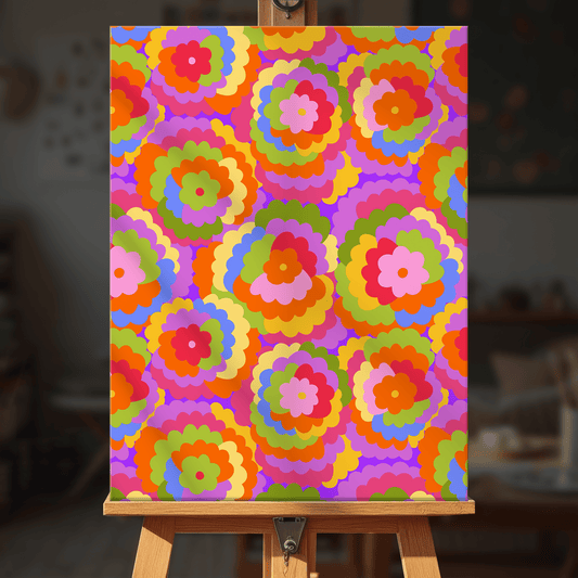 Paint by numbers - Colourful Blooms - MyArt