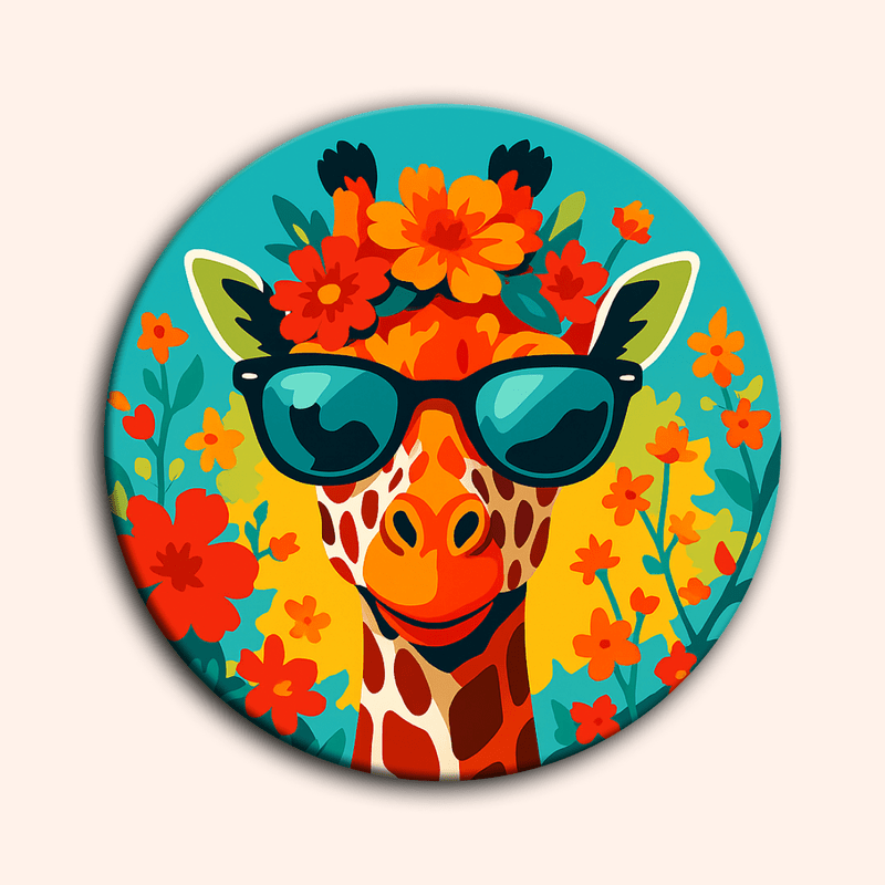 Paint by numbers - Cool Giraffe - MyArt