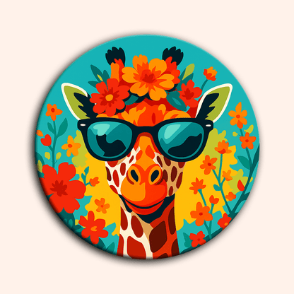 Paint by numbers - Cool Giraffe - MyArt