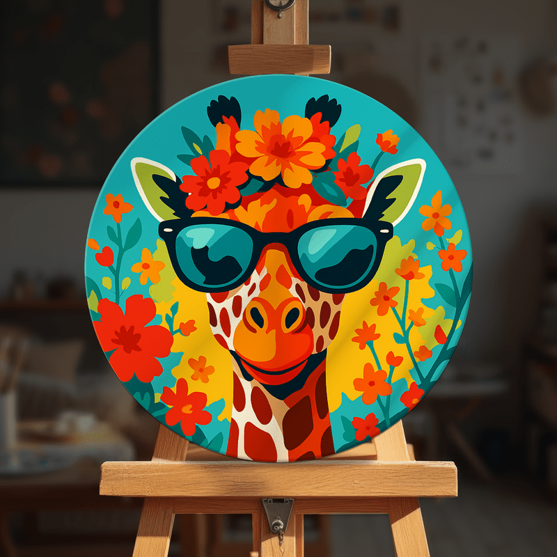 Paint by numbers - Cool Giraffe - MyArt
