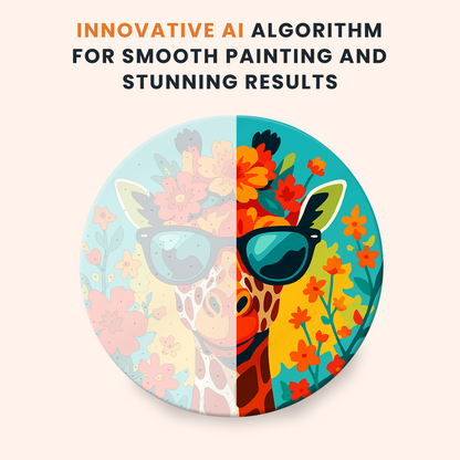 Paint by numbers - Cool Giraffe - MyArt