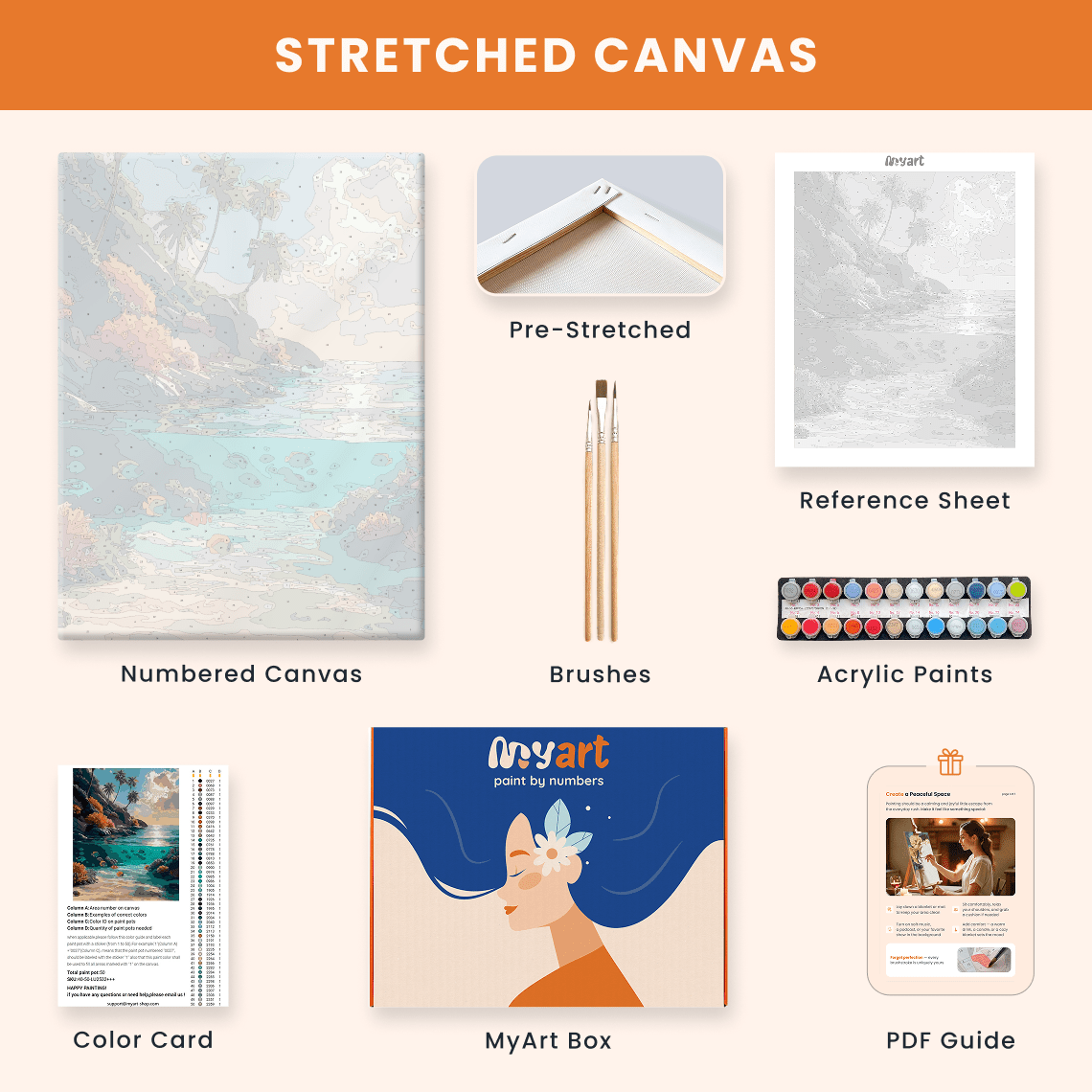 Paint by numbers - Coral Coast - MyArt