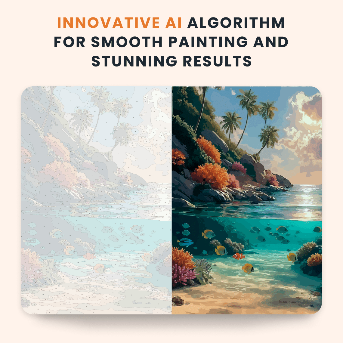 Paint by numbers - Coral Coast - MyArt