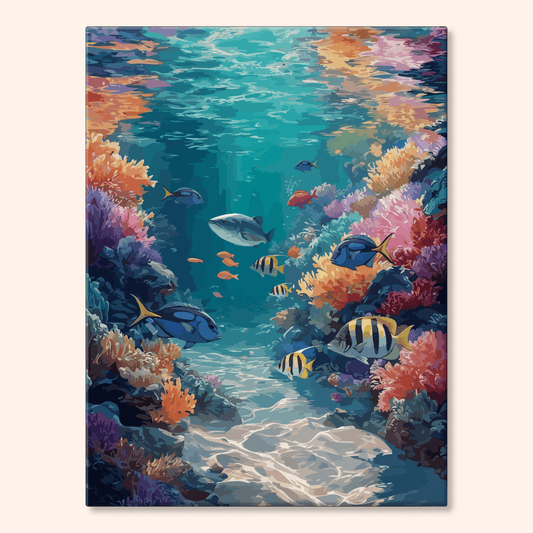 Paint by numbers - Coral Passage - MyArt