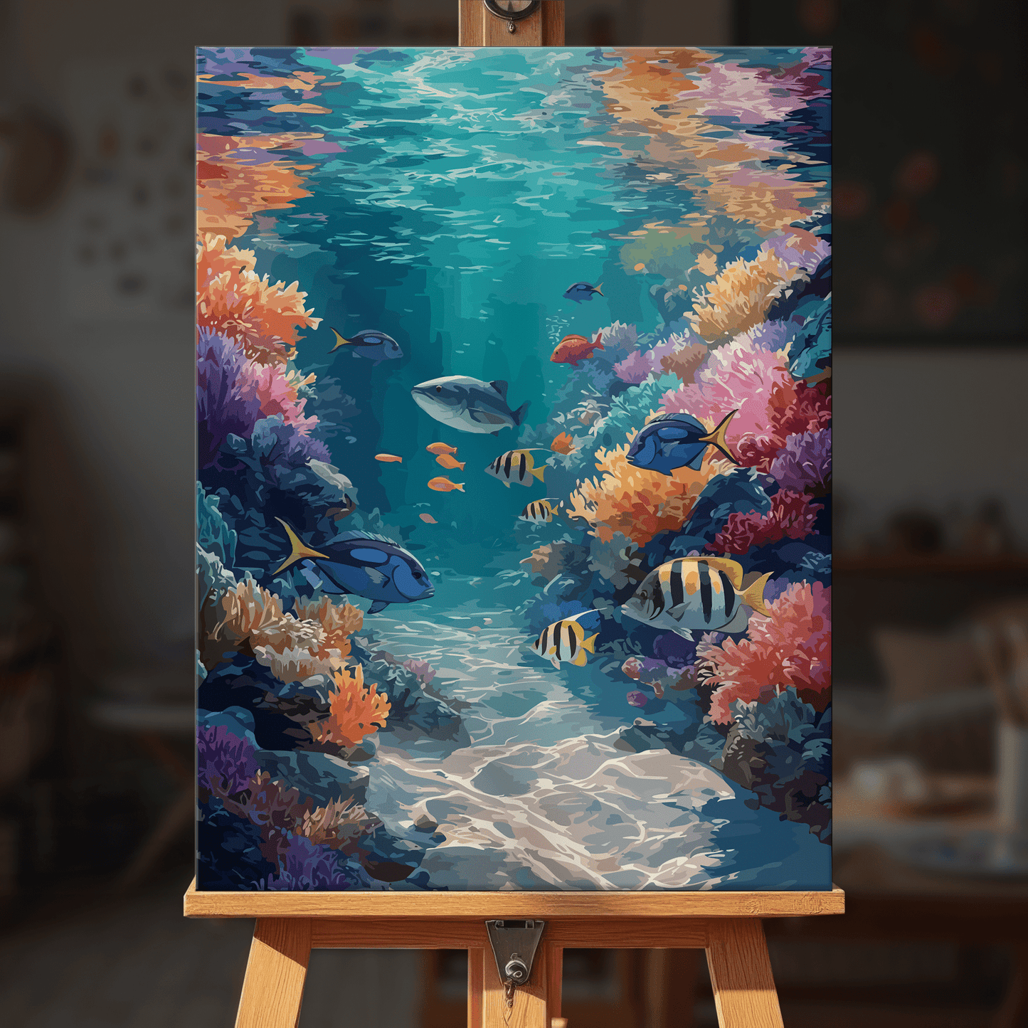 Paint by numbers - Coral Passage - MyArt