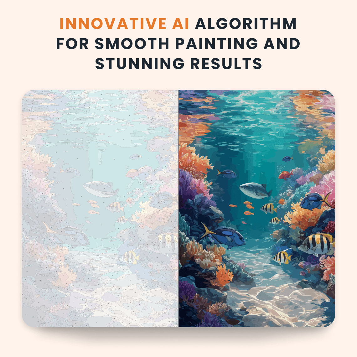 Paint by numbers - Coral Passage - MyArt