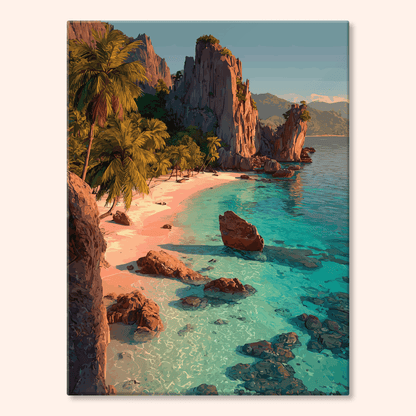 Paint by numbers - Coral Shore - MyArt