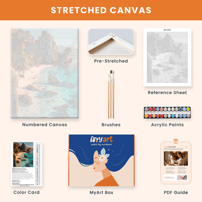 Paint by numbers - Coral Shore - MyArt