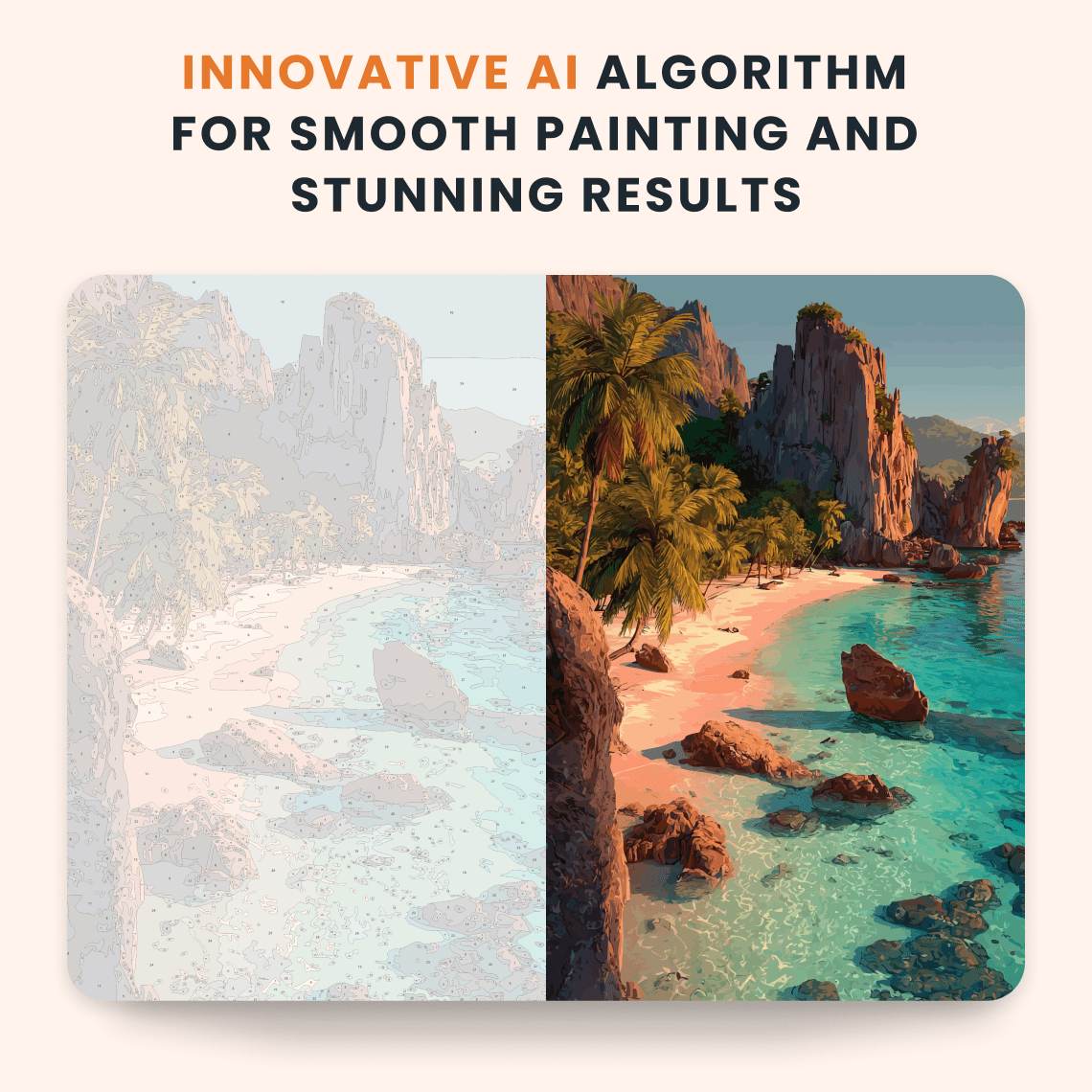 Paint by numbers - Coral Shore - MyArt