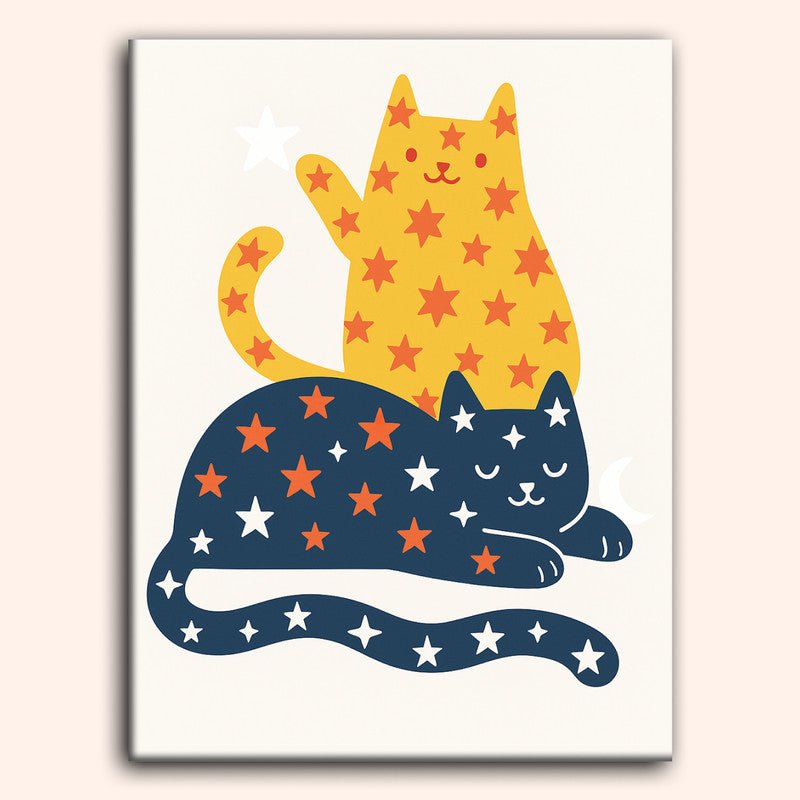 Paint by numbers - Cosmic Cats - MyArt