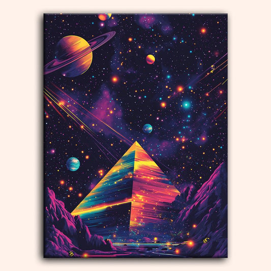 Paint by numbers - Cosmic Pyramid - MyArt