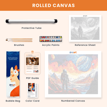 Paint by numbers - Cosmic Journey - MyArt