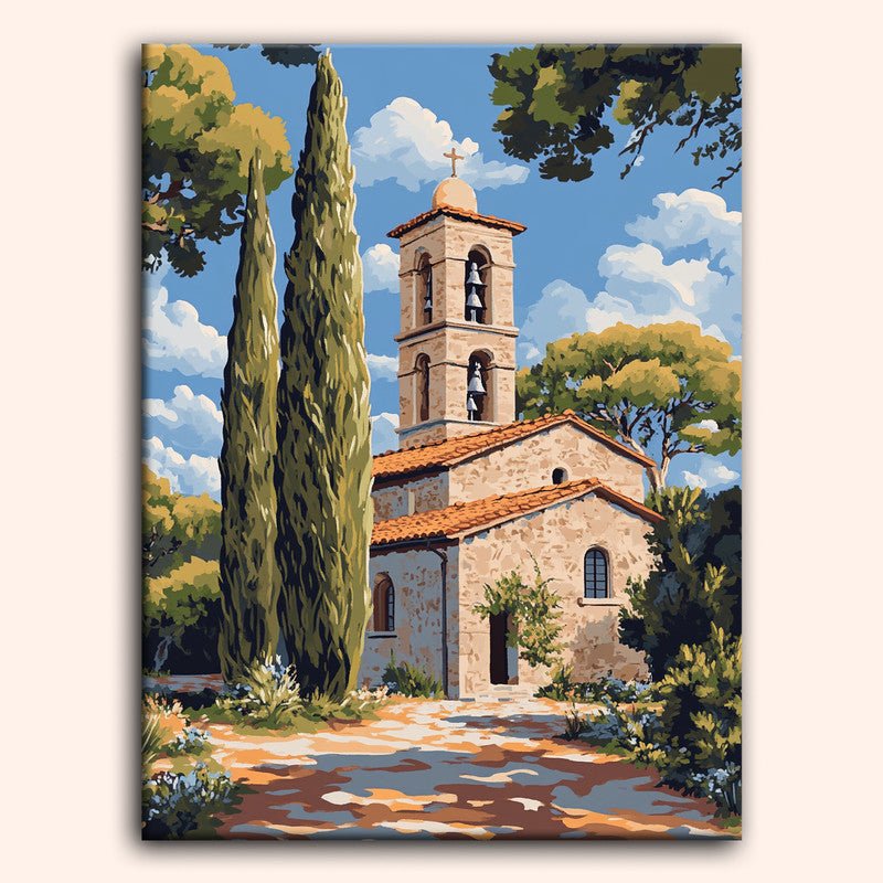 Paint by numbers - Country Chapel - MyArt