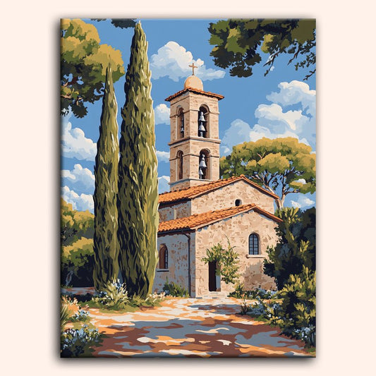 Paint by numbers - Country Chapel - MyArt