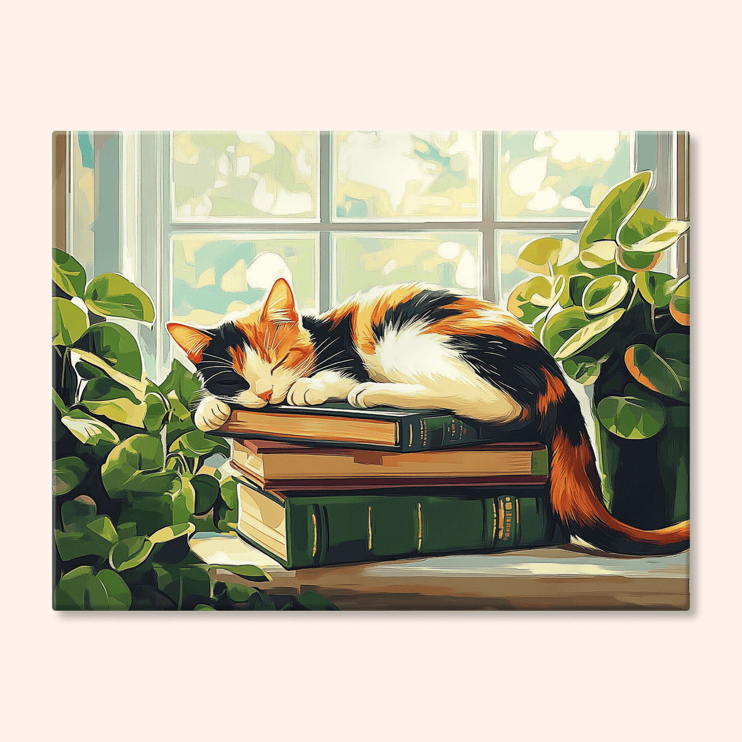 Paint by numbers - Cozy Cat - MyArt